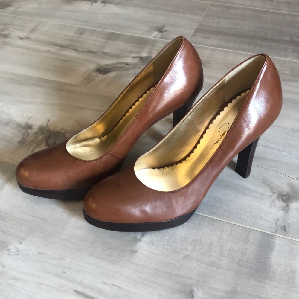 Jessica Simpson platform heels
